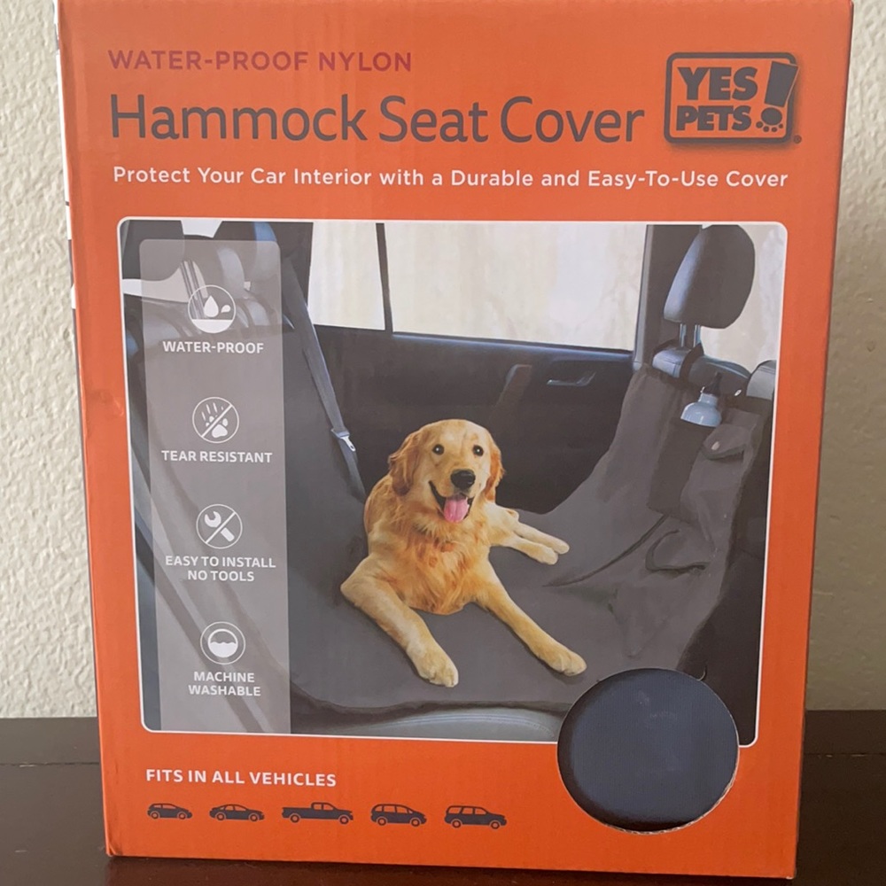 Waterproof hammock seat cover for pets